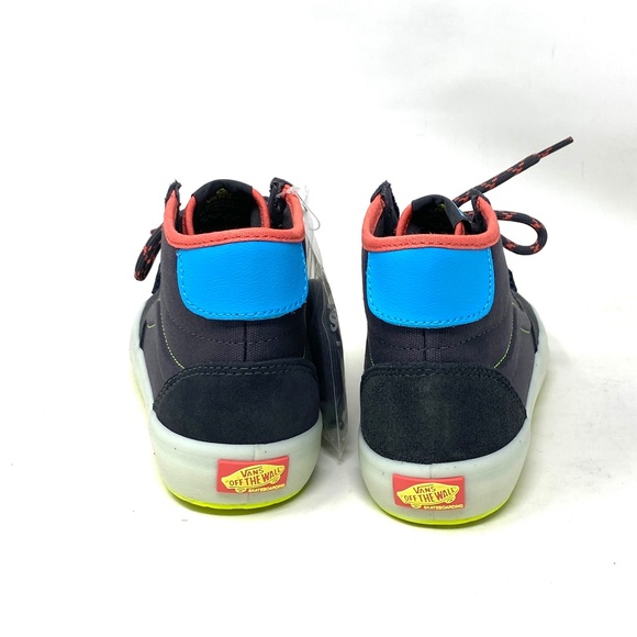 VANS The Lizzie Shoe Canvas Suede Sneakers Gray Multi Women's Skate VN0A4BX1BGG - Picture 7 of 11